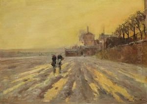 Quai De La Rapee by Pierre Louis Leger Vauthier