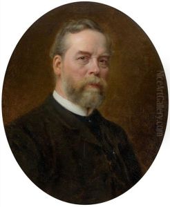 Self Portrait by Marc Louis Benjamin Vautier the Elder