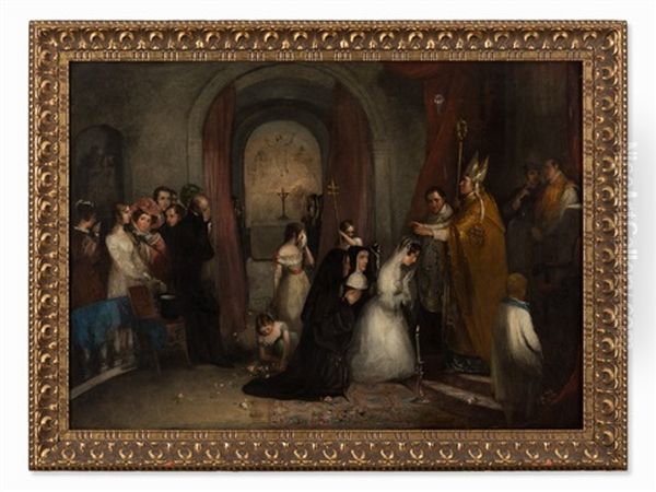 Blessing Of The Novice By The Pope - view 1