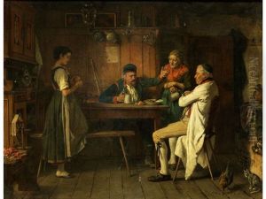 Der Renommist by Marc Louis Benjamin Vautier the Elder