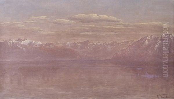 Vue Sur Le Leman, Les Alpes Vaudoises Et Le Grammont - view 1
