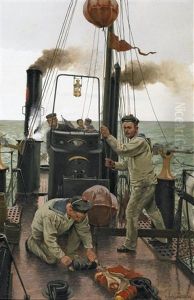 Manover Auf Dem Dampfschiff