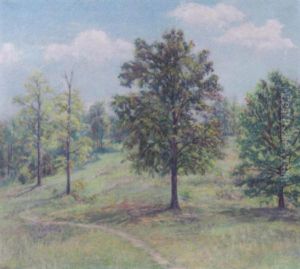 Indiana Landscape by Mary Howey Murray Vawter