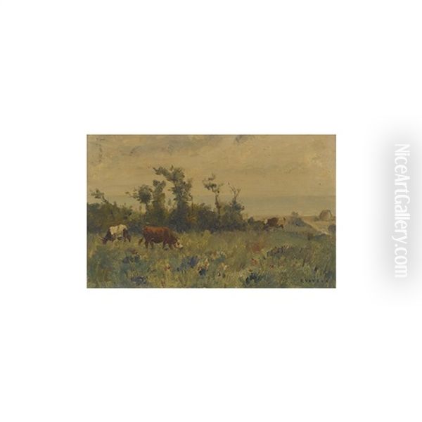Weidende Kuhe - view 1