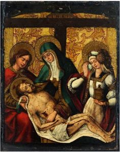 Die Beweinung Christi by Antonio Vazquez