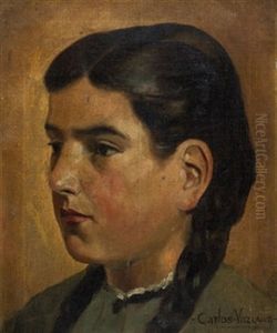 Retrato De Joven De Perfil