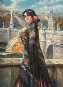 Dama Con Mantilla