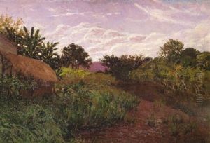 Paisaje De Rio De Jaonero by Domingo Garcia Vazquez