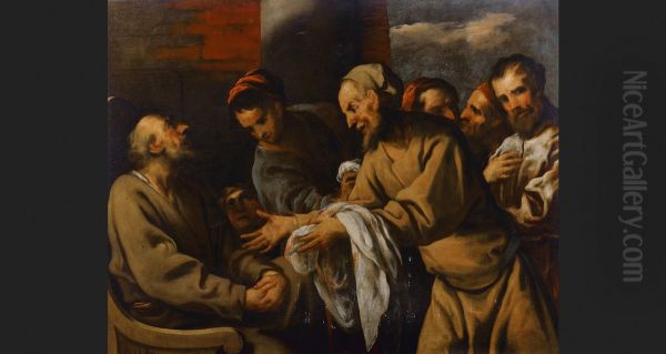 Joseph's Brothers Returning His Bloodied Tunic To Their Father - view 1
