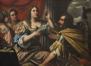 Rodogone Or Semiramis Receiving News Of The Revolt Of Babylon