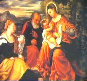 The Holy Family With Saint Catherine