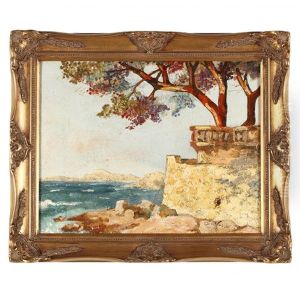 Italian Coast by Elihu Vedder