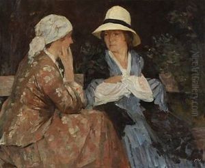 Two Girls by Herman Albert Gude Vedel