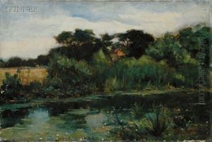 Spring Pond/ Possibly A View Of Long Island, New York