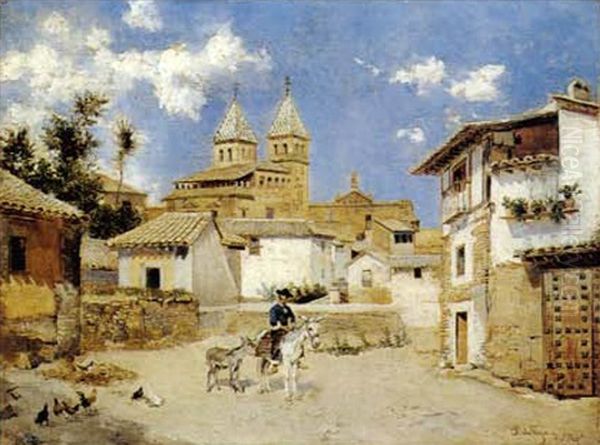 A Spanish Courtyard - view 1