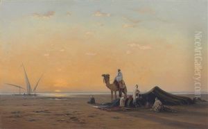 Arab Encampment By The Nile