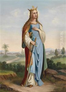 Stehende Heilige by Josef Veiter