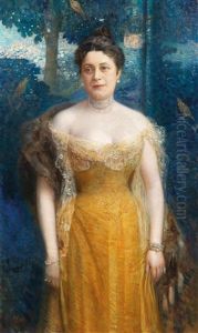 Portrait Of Louise Dobner Von Dobenau Portrait Of Louise Dobner Von Dobenau