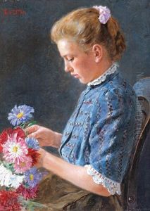 Viennese Girl From The Naschmarkt 1903 Viennese Girl From The Naschmarkt 1903