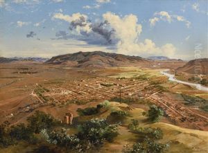 The Valley Of Oaxaca by Jose Maria Velasco