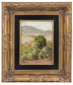 Paisaje Con Caminante by Jose Maria Velasco