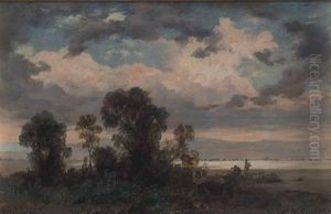 Paisaje Con Arboles by Jose Maria Velasco