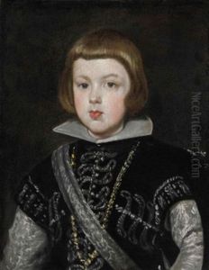 Portrait Of The Infante Baltasar Carlos (1629-1646), Son Of King Philip Iv Of Spain And His Wife Isabella Of Bourbon, Bust-length