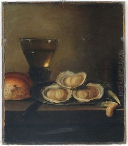 Natura Morta Con Ostriche by Jan van de, II Velde