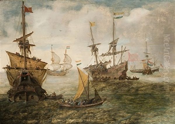 Navios Holandeses Maniobrando - view 1