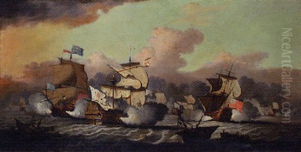 The Battle Of La Hogue - view 1