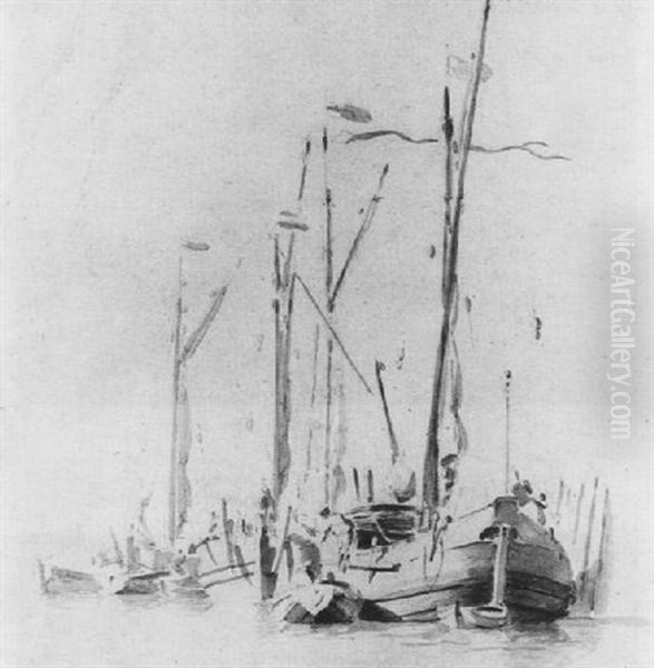 Vaisseaux Hollandais Amarres - view 1