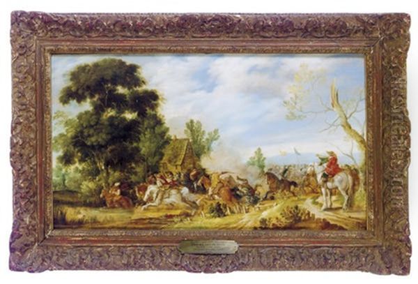 A Battle Skirmish - view 1