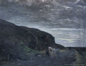 Sumner Road. Also Known As Old Cashmere Road by Petrus Carel van de Velden