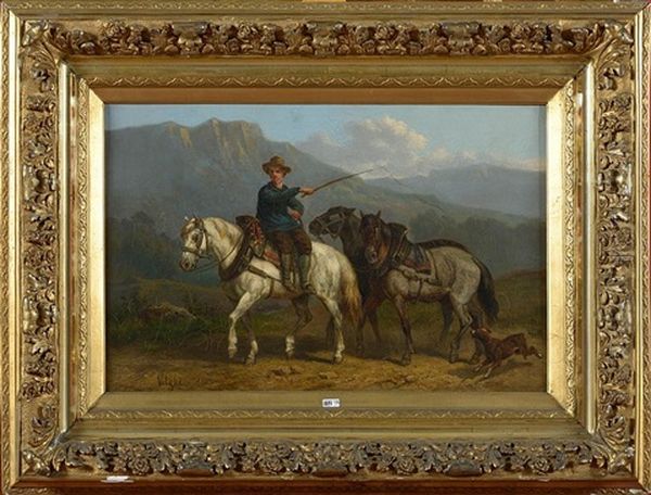 Paysan Et Ses Chevaux - view 1