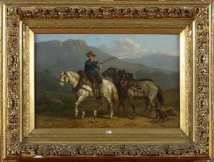 Paysan Et Ses Chevaux