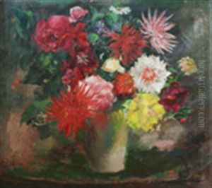 Blumenstillleben by Anton Velim