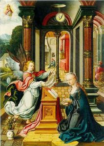 Annunciation by Dirk Jacobsz Vellert