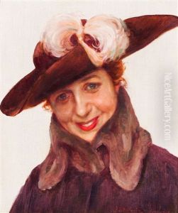 Lady's Portrait by Jose Velloso Salgado