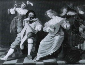 La Reunion Musicale by Jacob Jansz (Jan) van Velsen