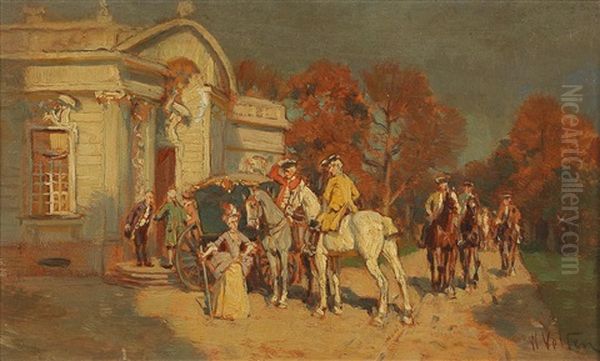 Departure Of The Coach - view 1