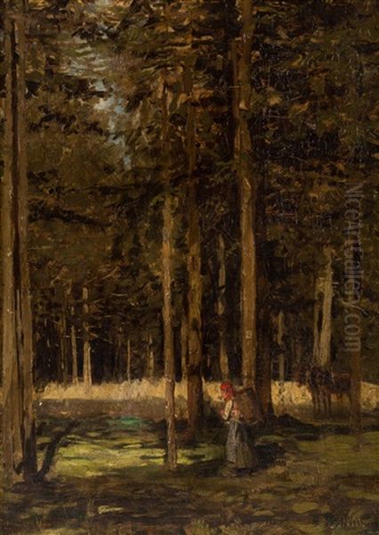 Gathering Mushrooms - view 1