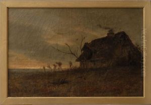 Cabin In A Landscape by James Renwick Brevoort