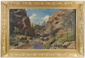 Low Tide On The River, Caucuses, 1902 by Ivan Augustovitch Veltz