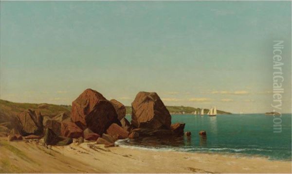 Half Moon In A Cove At Gloucester Bay - view 1
