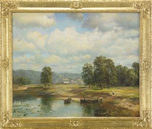 Ukranian Landscape by Ivan Augustovitch Veltz