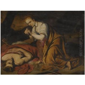 Pyramus And Thisbe by Francois (Vernando) Venant