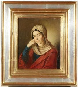 A Young Woman In A Repose by Alexandra Alekseevna Venetsianova