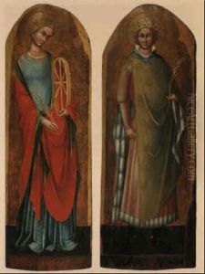 St. Catherine Of Alexandria by Lorenzo Veneziano