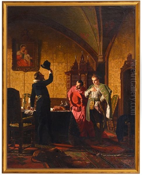 Grigory Otrepiev In Front Of The Polish King Sigismund - view 1