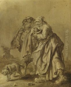 Armoe' Soeckt List ("poverty Leads To Cunning") by Adriaen Pietersz van de Venne